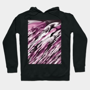 Pink And Grey Abstract Art Hoodie